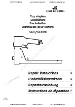 Josef Kihlberg 561 Repair Instructions предпросмотр