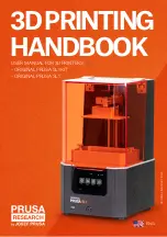 Josef prusa PRUSA RESEARCH SL1 Printing Handbook preview