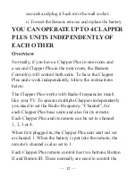 Preview for 12 page of Joseph Enterprises The Clapper Plus Manual