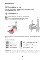 Предварительный просмотр 9 страницы Josper HJ-25 Instruction Manual