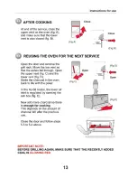 Preview for 14 page of Josper HJ-25 Instruction Manual