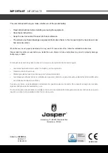 Preview for 3 page of Josper HJX-20 Manual