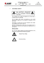 Preview for 2 page of jost JB10 Series Operating Manual