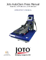 Preview for 1 page of Joto E-HP-JAR-1515 Operator'S Manual