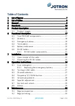 Preview for 5 page of jotron Tron TR30 AIR User Manual