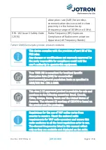 Preview for 12 page of jotron Tron TR30 AIR User Manual