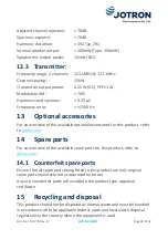 Preview for 39 page of jotron Tron TR30 AIR User Manual