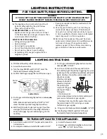 Предварительный просмотр 31 страницы Jøtul Allagash GF 300 DV Installation And Operation Instructions Manual