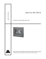 Preview for 1 page of Jøtul Atra 740 SS Installation And Operating Instructions Manual