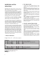 Preview for 4 page of Jøtul Atra 740 SS Installation And Operating Instructions Manual