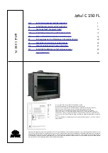 Jøtul C 150 FL Installation Instructions With Technical Data preview