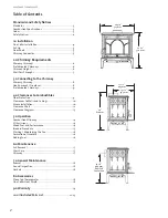 Preview for 2 page of Jøtul F 100 Nordic Installation And Operating Instructions Manual