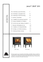 Preview for 1 page of Jøtul F 200 Installation And Operating Instructions Manual