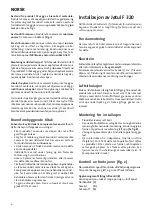 Preview for 4 page of Jøtul F 320 Installation And Operating Instructions Manual