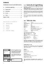 Preview for 6 page of Jøtul F 350 Installation Manual With Technical Data