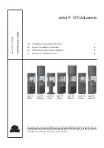 Preview for 1 page of Jøtul F 370 Series Installation And Operating Instructions Manual