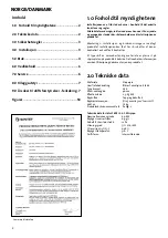 Preview for 2 page of Jøtul F 602 N Installation And Operating Instructions Manual