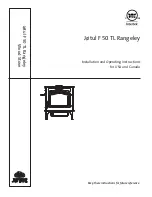 Jøtul F50 TL Rangeley Installation And Operating Instructions Manual preview