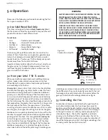 Предварительный просмотр 14 страницы Jøtul F50 TL Rangeley Installation And Operating Instructions Manual