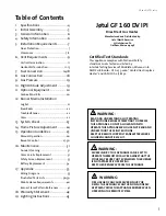 Preview for 3 page of Jøtul GF 160 DV IPI Installation And Operation Instructions Manual