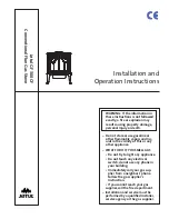 Jøtul GF 300 CF Installation And Operation Instructions Manual preview