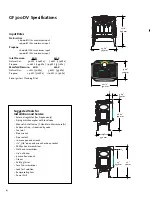 Предварительный просмотр 4 страницы Jøtul GF 300 DV Installation And Operation Instructions Manual