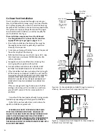 Предварительный просмотр 12 страницы Jøtul GF 300 DV Installation And Operation Instructions Manual