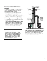 Предварительный просмотр 13 страницы Jøtul GF 300 DV Installation And Operation Instructions Manual