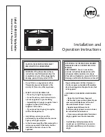 Jøtul GI 450 DV Katahdin Installation And Operation Instructions Manual preview