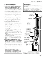 Предварительный просмотр 11 страницы Jøtul GI 545 DV MV Installation And Operation Instructions Manual