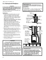 Предварительный просмотр 12 страницы Jøtul GI 545 DV MV Installation And Operation Instructions Manual