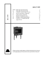 Jøtul I 160 Installation And Operating Instructions Manual preview