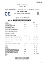 Предварительный просмотр 65 страницы Jøtul PC 900 Installation, Operation And Maintenance Manual