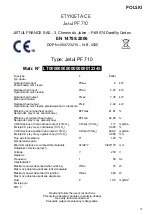 Предварительный просмотр 73 страницы Jøtul PF 710 Installation, Operation And Maintenance Manual