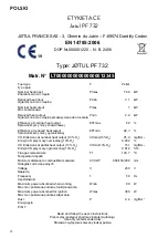 Preview for 72 page of Jøtul PF 732 Installation, Operation And Maintenance Manual