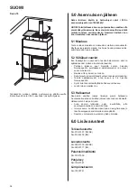 Preview for 54 page of Jøtul S71 Installation And Operating Instructions Manual