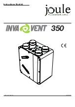 Preview for 1 page of joule InvaVent 350 Instruction Booklet