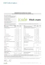 Preview for 121 page of joule Victorum Compact 73310033 Installation & Maintenance Manual