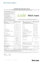 Preview for 122 page of joule Victorum Compact 73310033 Installation & Maintenance Manual