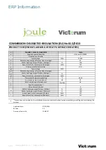 Preview for 126 page of joule Victorum Compact 73310033 Installation & Maintenance Manual