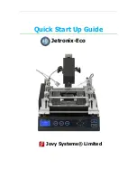 JOVY Systems Jetronix-Eco Quick Start Up Manual preview