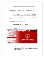 Предварительный просмотр 22 страницы JOVY Systems RE-7550 User Manual