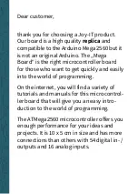 Preview for 2 page of Joy-it ARD MEGA2560R3 Manual