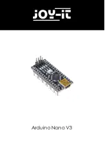 Предварительный просмотр 1 страницы Joy-it Arduino Nano V3 Manual