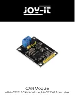 Предварительный просмотр 1 страницы Joy-it CAN MODULE Manual