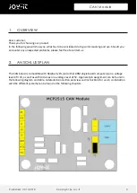 Предварительный просмотр 3 страницы Joy-it CAN MODULE Manual