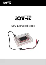 Предварительный просмотр 1 страницы Joy-it DSO-138 Manual