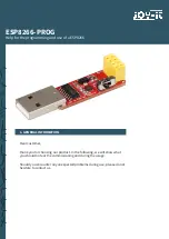 Joy-it ESP8266-PROG Programming And Use preview