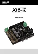 Предварительный просмотр 1 страницы Joy-it MOTORINO Manual