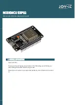 Joy-it NodeMCU ESP32 Manual предпросмотр